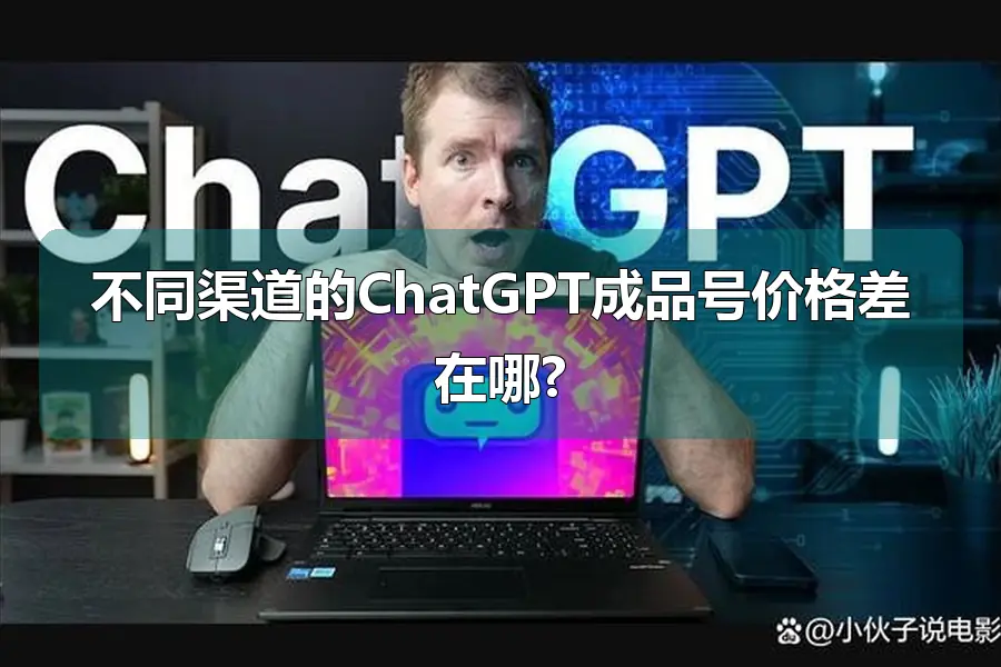 不同渠道的ChatGPT成品号价格差在哪?